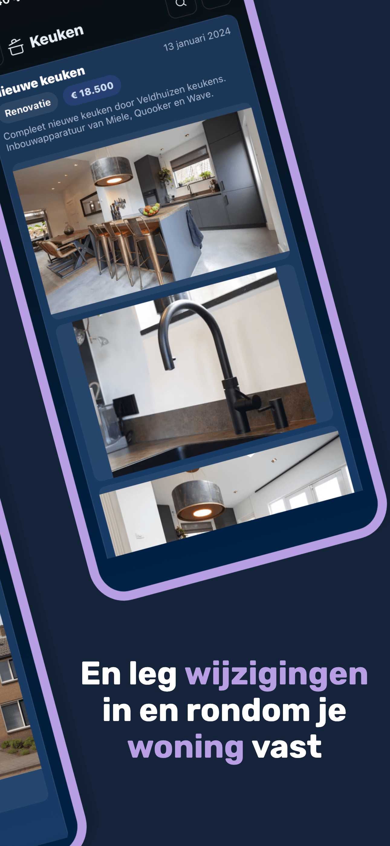 Detailpagina van onderhoudstaak in Domora